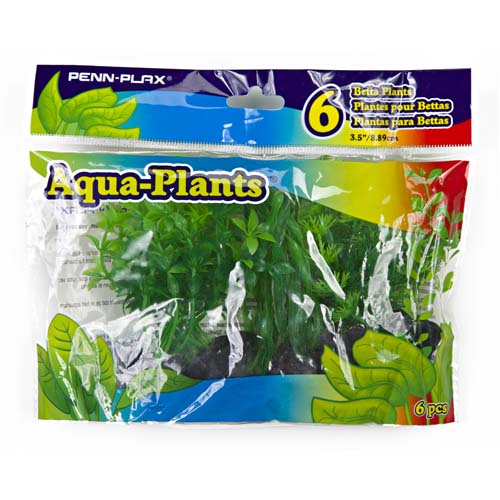 PENN PLAX Umělé rostliny 10,2 cm zelené 6ks sada