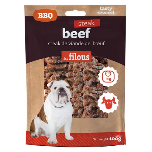 LES FILOUS BARBECUE BEEF STEAK 100g