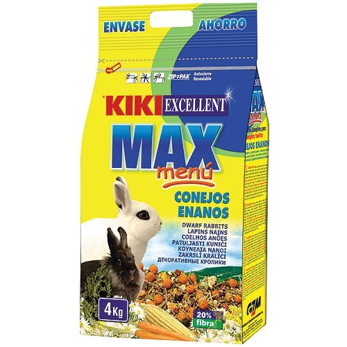 KIKI MAX Menu Rabbit 4kg krmivo pro králíky