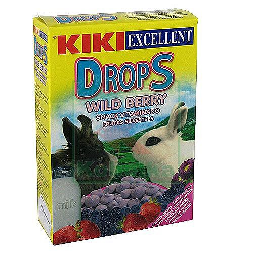KIKI Drops lesní plody pro králíky 100g