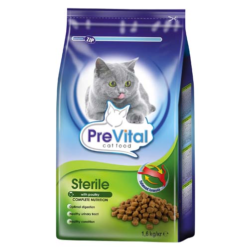 PreVital granule pro kastrované kočky 1,6kg