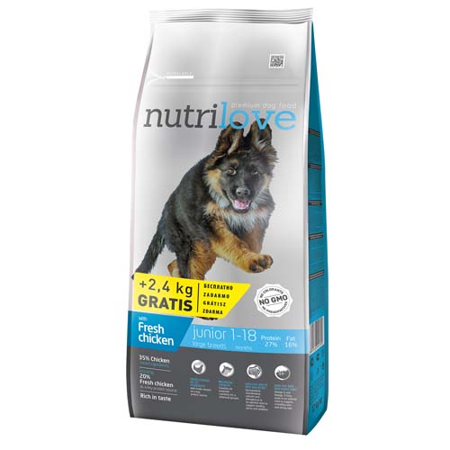 Nutrilove Dog Maxi Junior 12kg