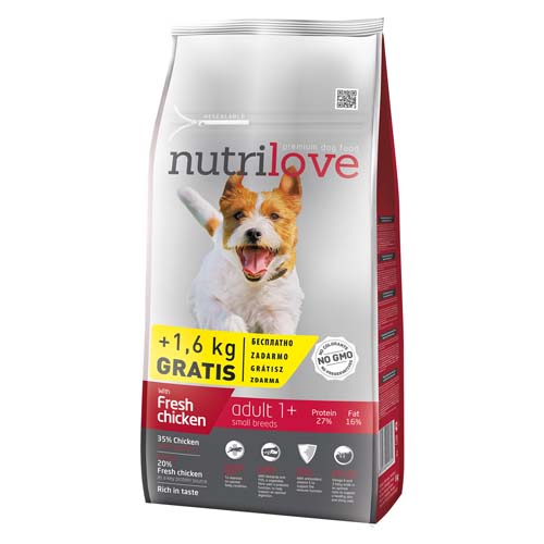 Nutrilove Dog Adult Small Breed 8kg