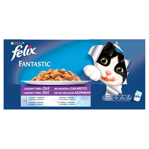 FELIX Fantastic Duo 44x100g výběr Mix