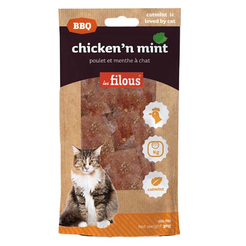 LES FILOUS BARBECUE CHICKEN AND MINT 30g