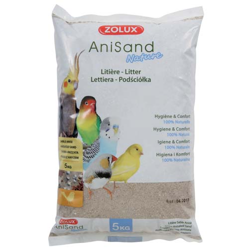 ZOLUX ANISAND SAND NATURE 5kg písek s anízem