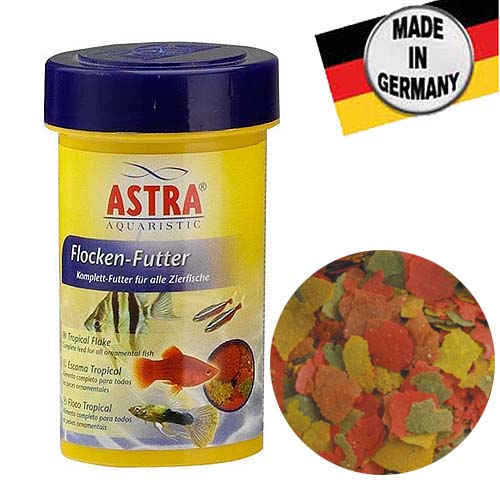 ASTRA FLOCKEN-FUTTER 100 ml kompletní vločkové krmivo pro všechny druhy akvarijních ryb