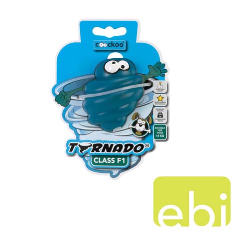 EBI COOCKOO TORNADO F1 hračka pro psy do 9KG, zelená, 70x57x57mm - 80% guma