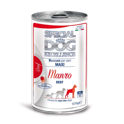 SPECIAL DOG EXCELLENCE MAXI ADULT hovězí kousky 1.275g konzerva