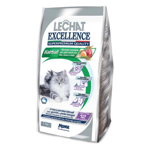 LECHAT EXCELLENCE HAIRBALL 1,5kg 30/14 superprémiové krmivo pro kočky
