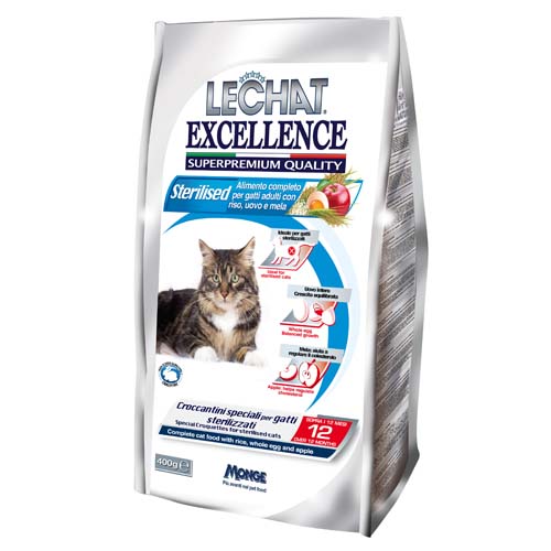 LECHAT EXCELLENCE STERILIZED 400g 35/12 superprémiové krmivo pro kočky