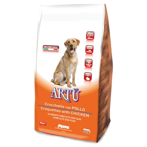 ARTÚ Dry dog Croquettes kuřecí 4kg 21/8 krmivo pro psy