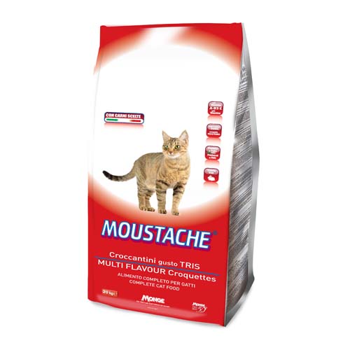 MOUSTACHE Dry cat TRIS 20kg 26/11