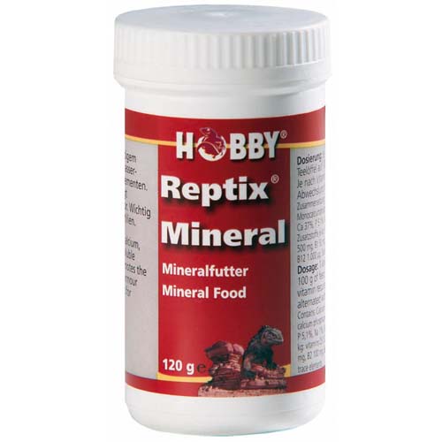 HOBBY Reptix Mineral 120g minerální krmivo