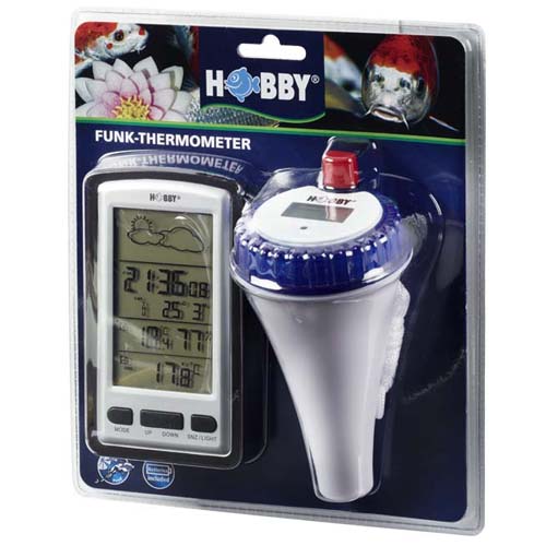 HOBBY Radio-controlled Thermometer- teploměr s bezdrátovým přijímačem včetně funkce připomenutí krmení