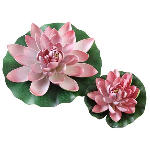 HOBBY Rostlina umělá Water Lily, pink 30cm